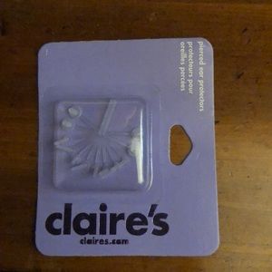 Pierced ear protectors.